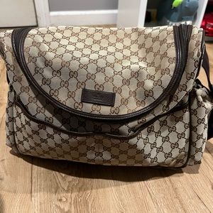 Gucci diaper bag